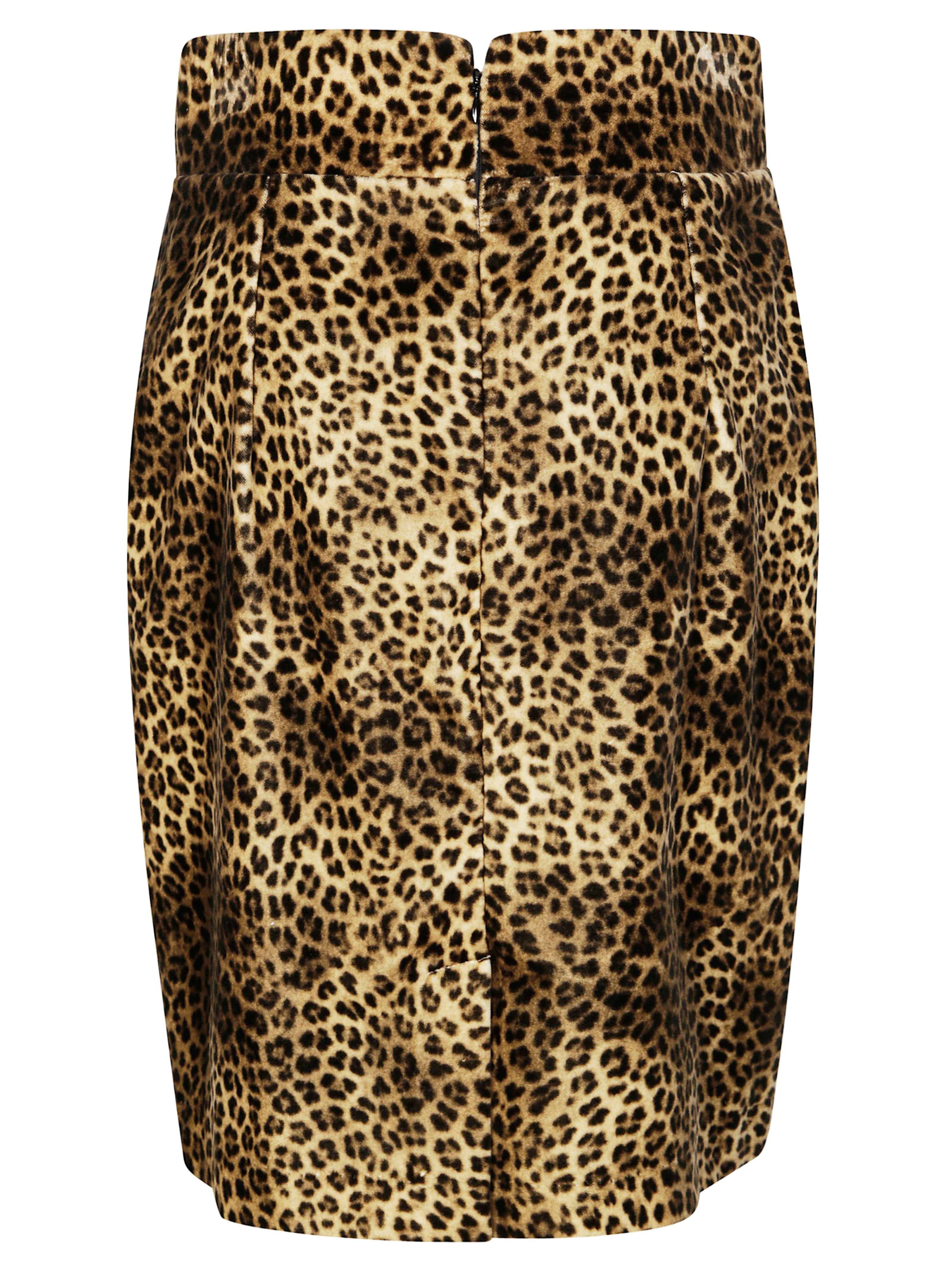 TAGLIATORE Animal Print Fitted Skirt for Men