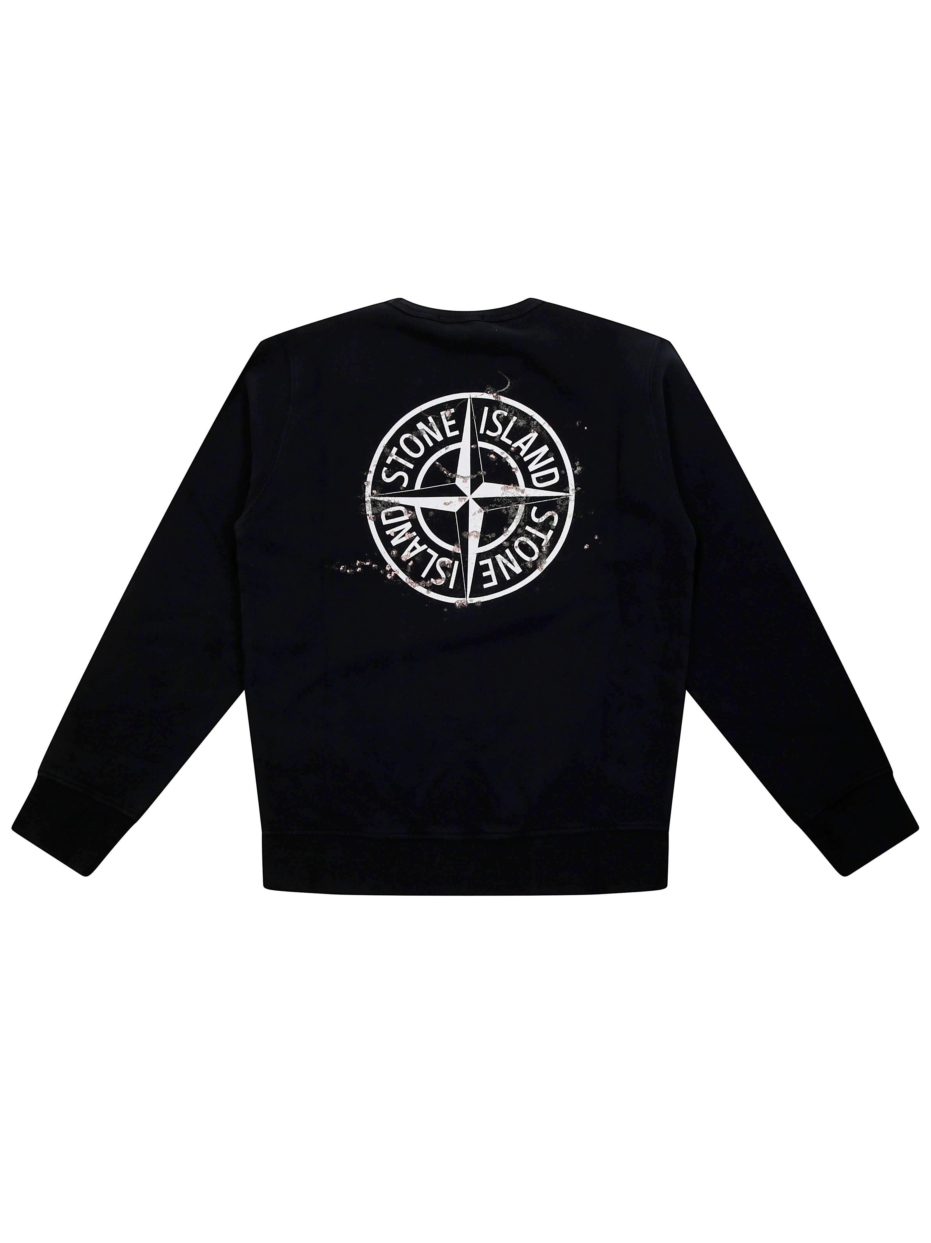 STONE ISLAND Mini Sweatshirt with Unique Graphic
