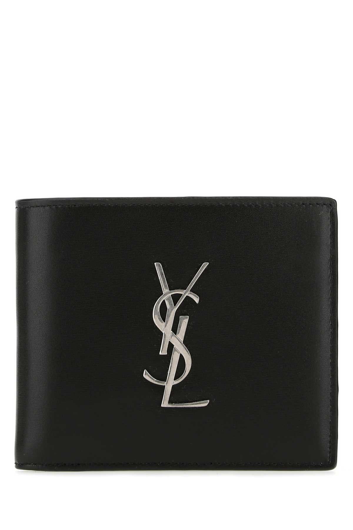 SAINT LAURENT Mini Leather Wallet for Men