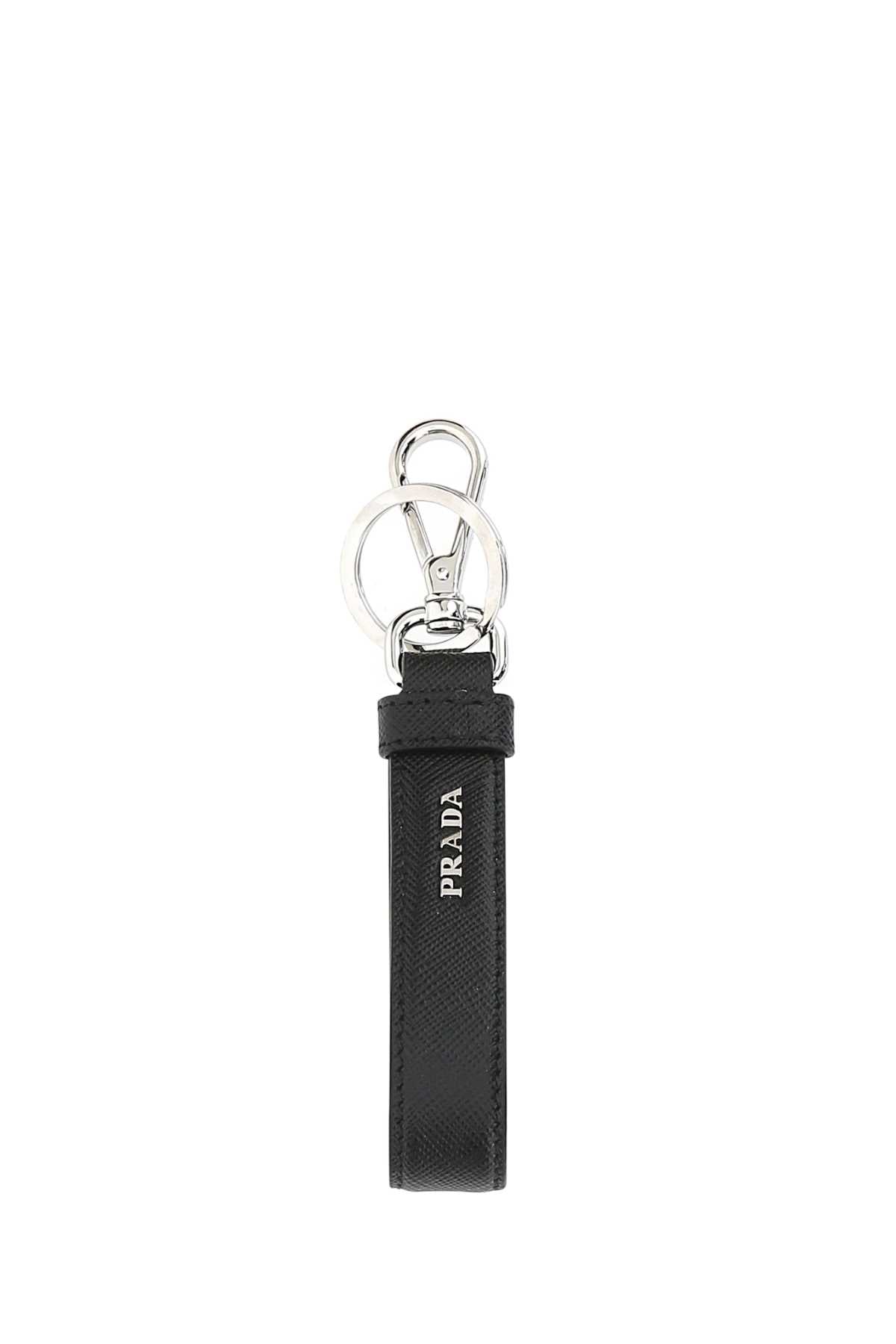 PRADA Mini Leather Key Ring