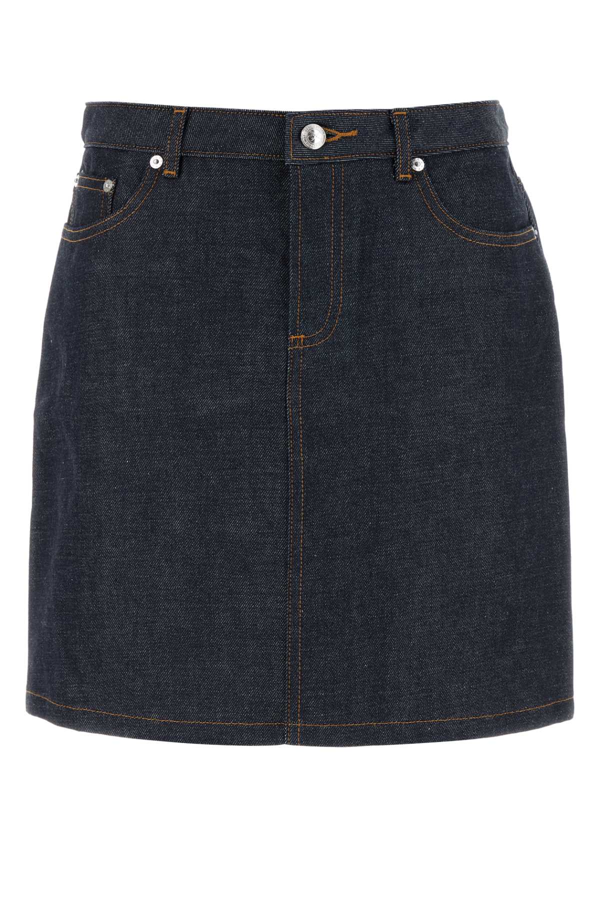 A.P.C. Denim Mini Skirt for Women