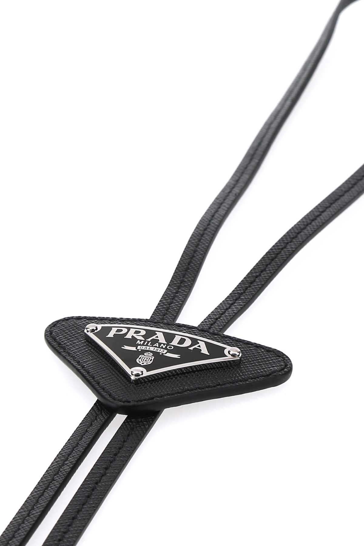 PRADA Elegant Leather Necklace for Men
