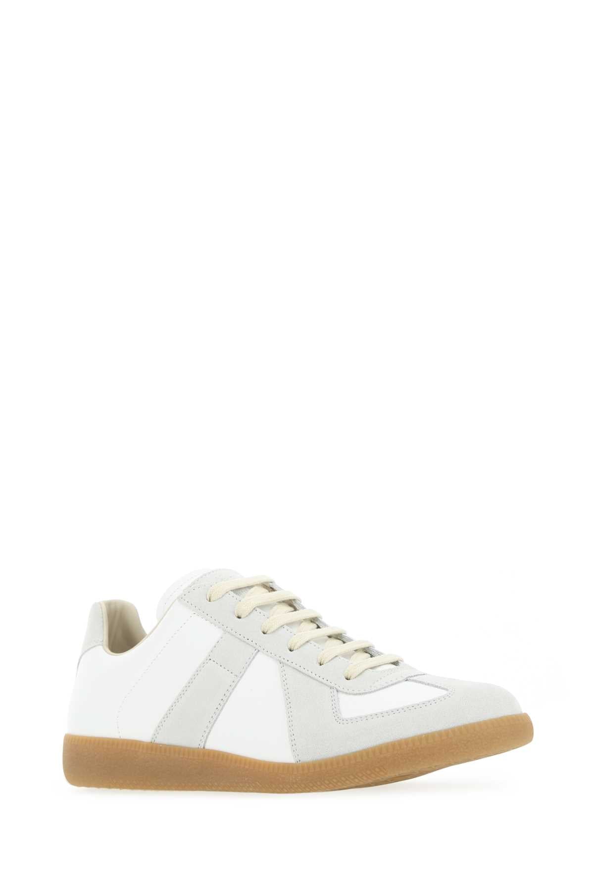 MAISON MARGIELA Men's Multicolor Leather Replica Sneaker