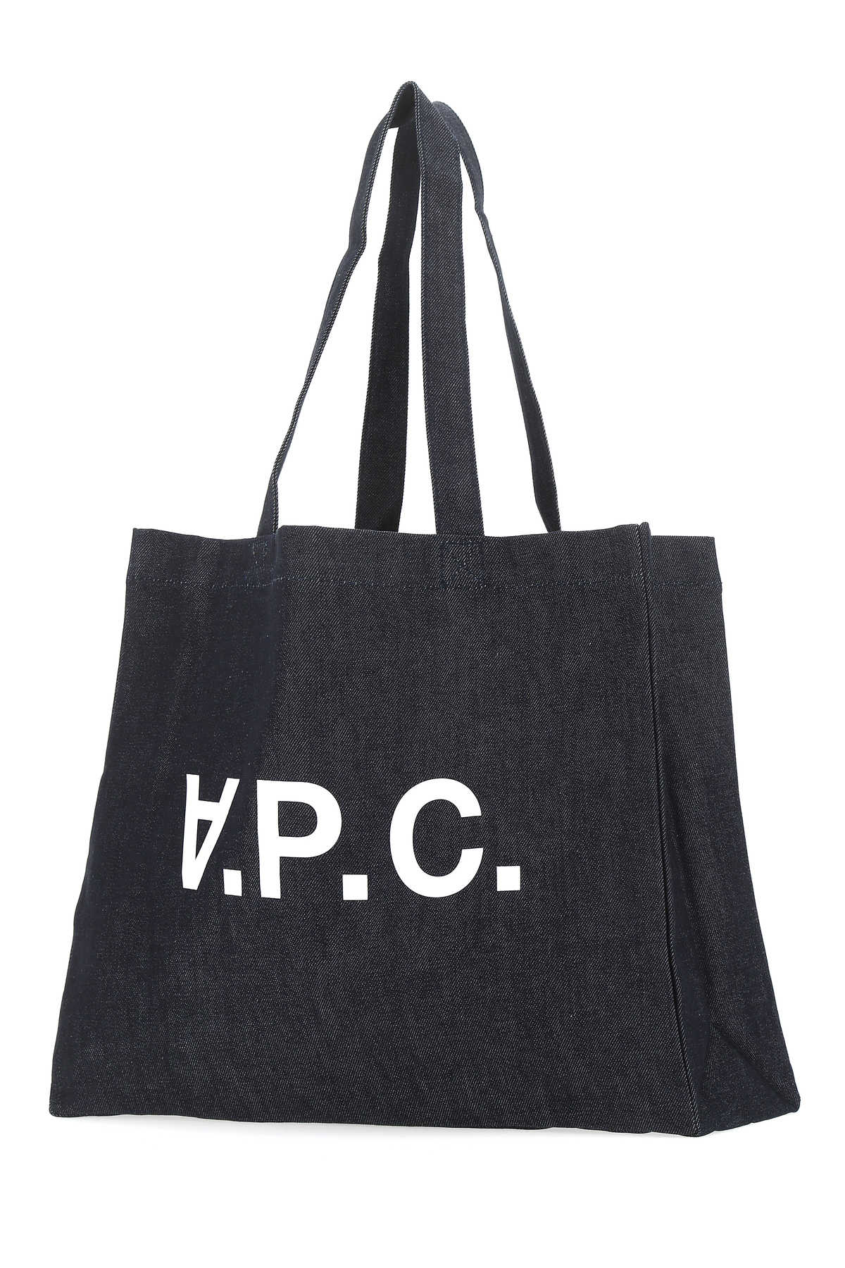 A.P.C. Denim Shopping Handbag - 45cm x 36cm x 13cm