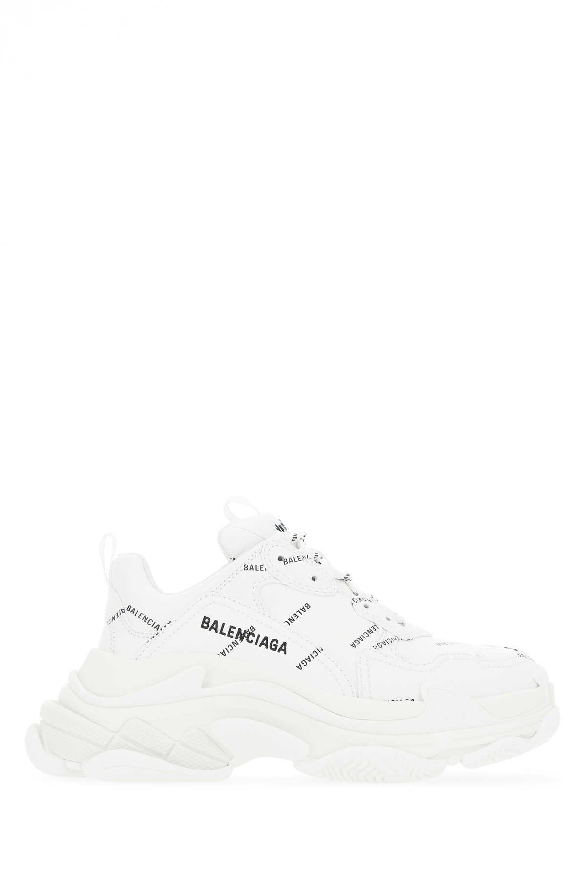 BALENCIAGA Synthetic Leather Triple S Sneaker for Women