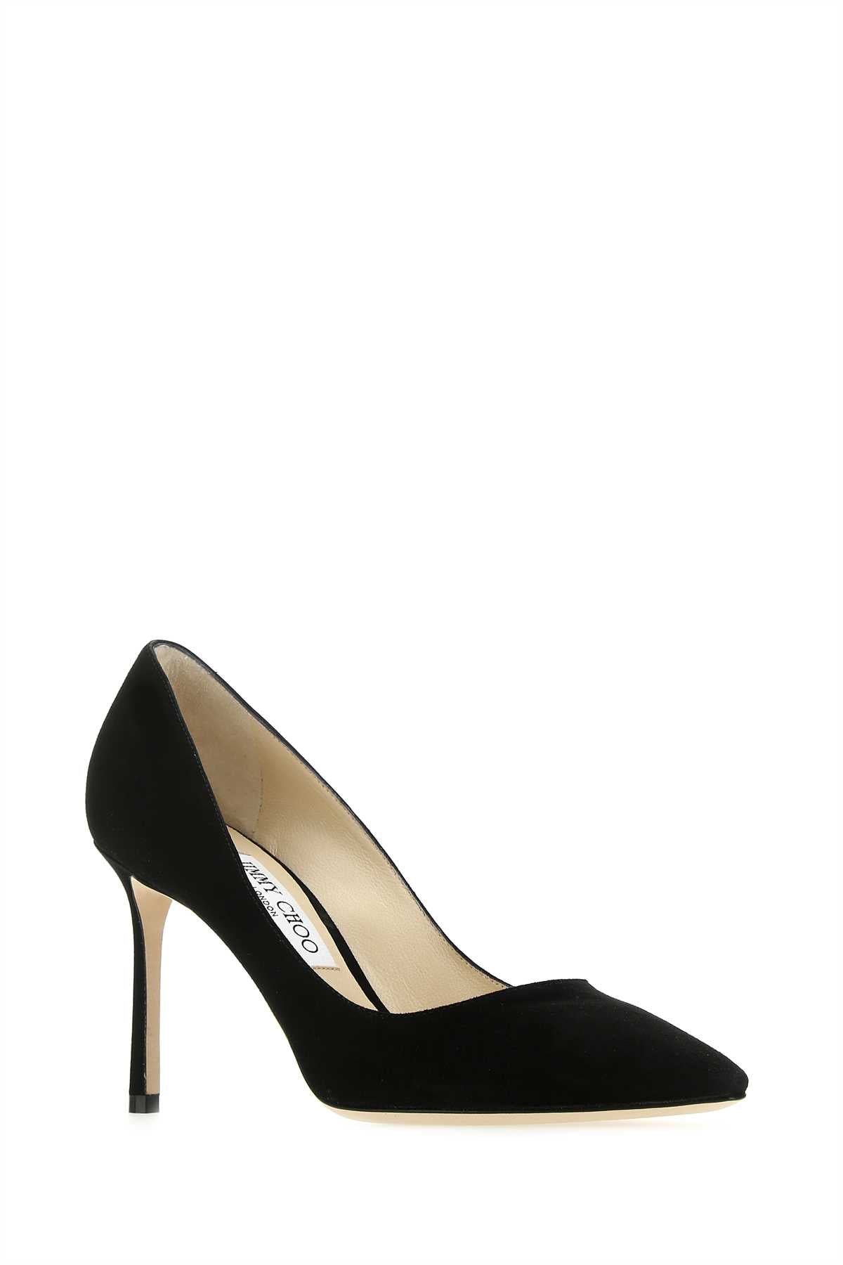 JIMMY CHOO Suede Romy 85 Pumps