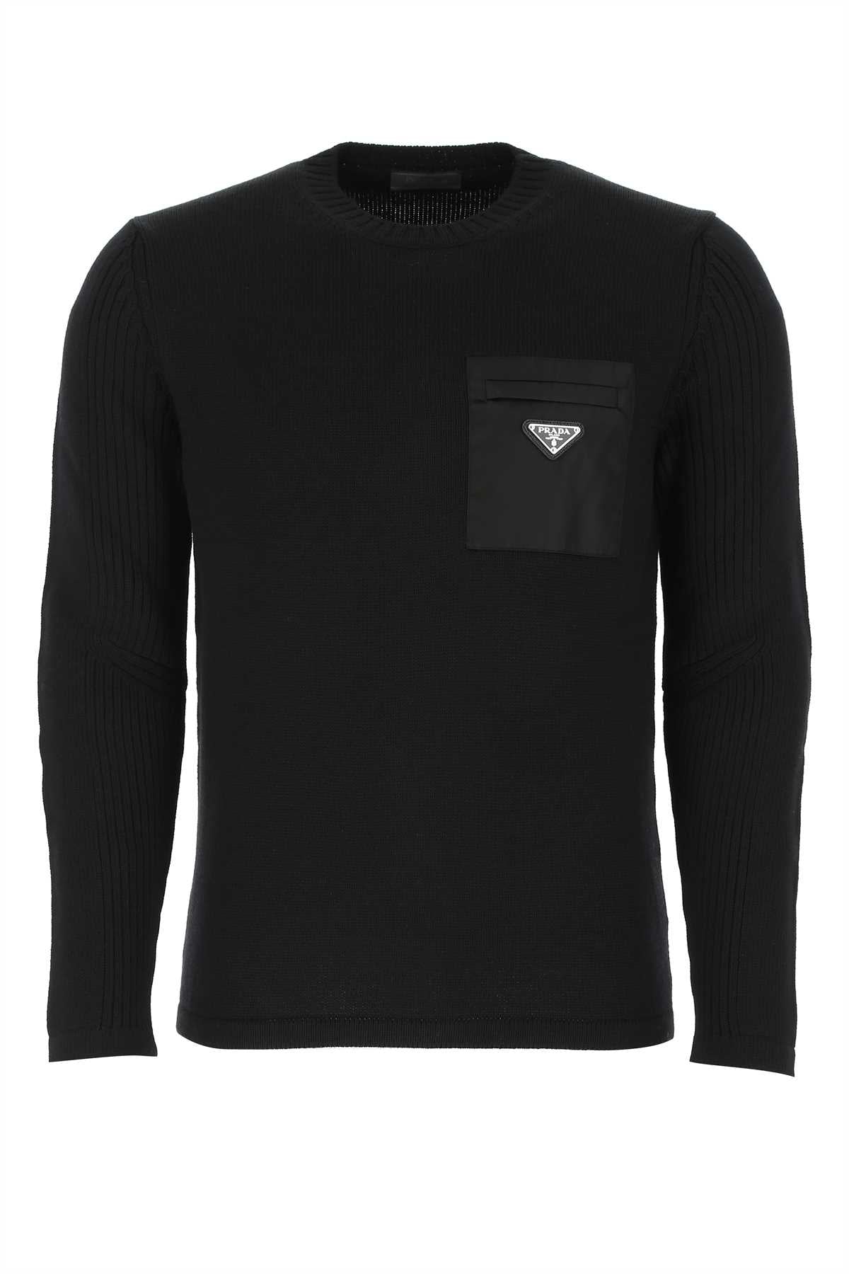 PRADA Stylish Wool Sweater for Men - Classic Fit