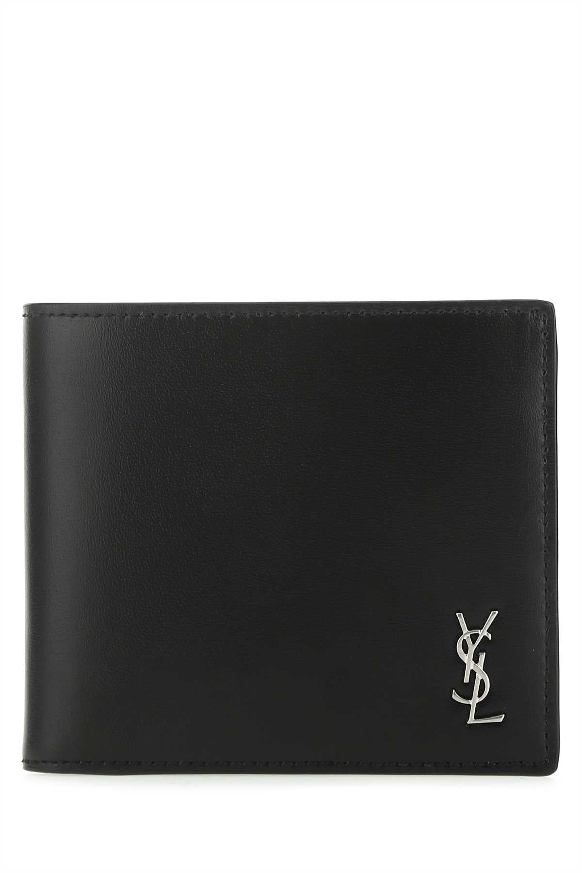 SAINT LAURENT Mini Leather Wallet for Men - Stylish Accessory