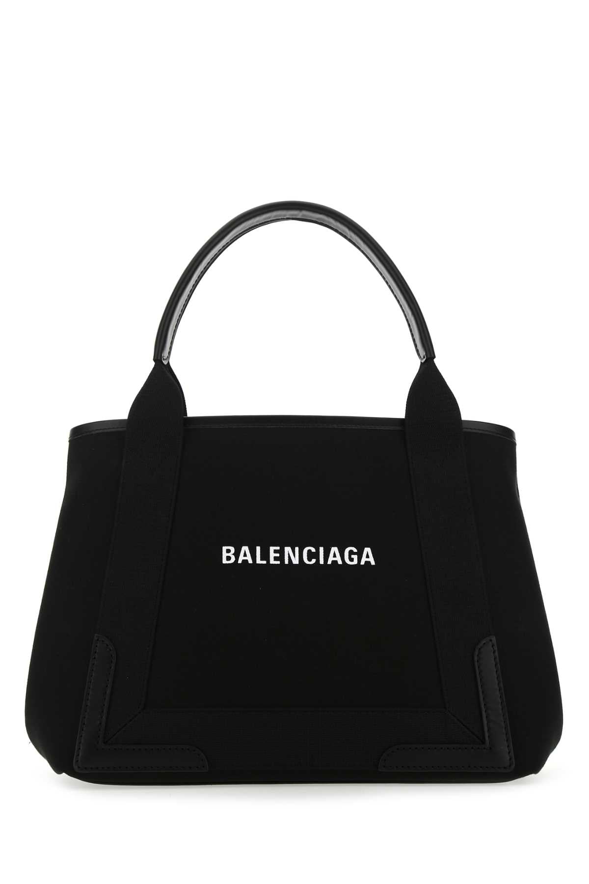 BALENCIAGA Mini Canvas Small Basket Handbag
