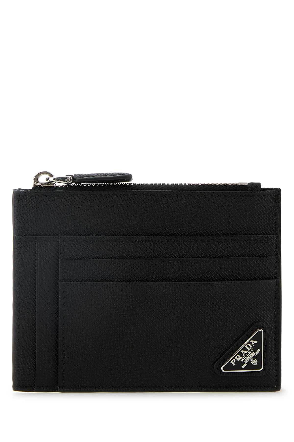 PRADA Mini Leather Card Holder