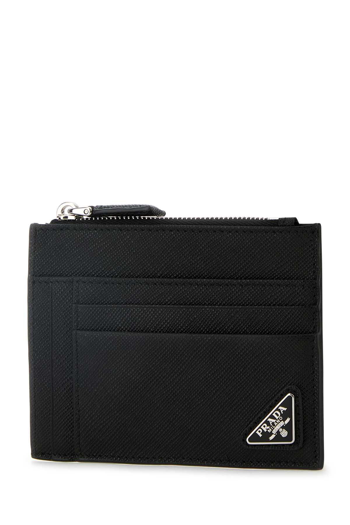 PRADA Mini Leather Card Holder
