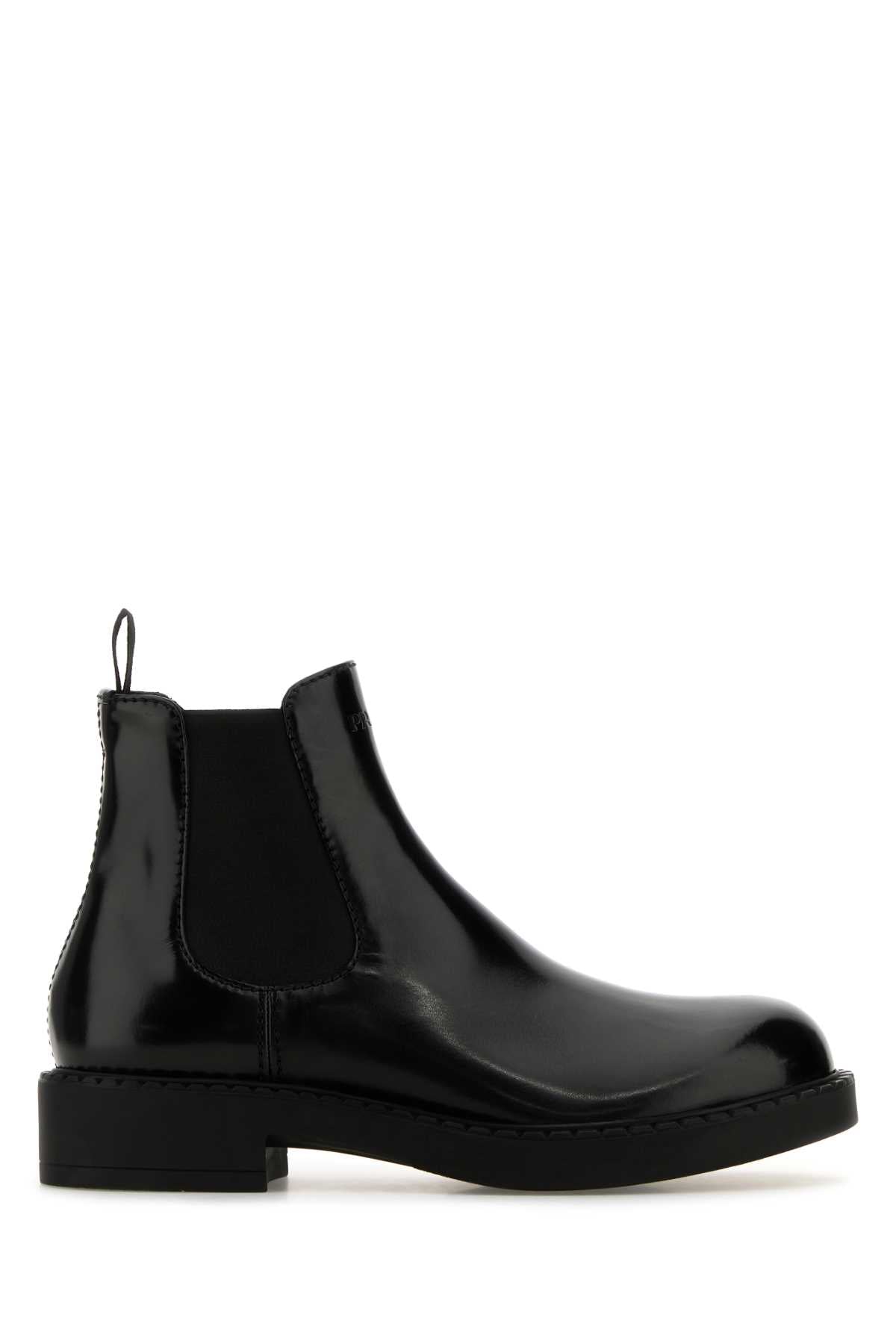 PRADA Men's Premium Leather Ankle Boots