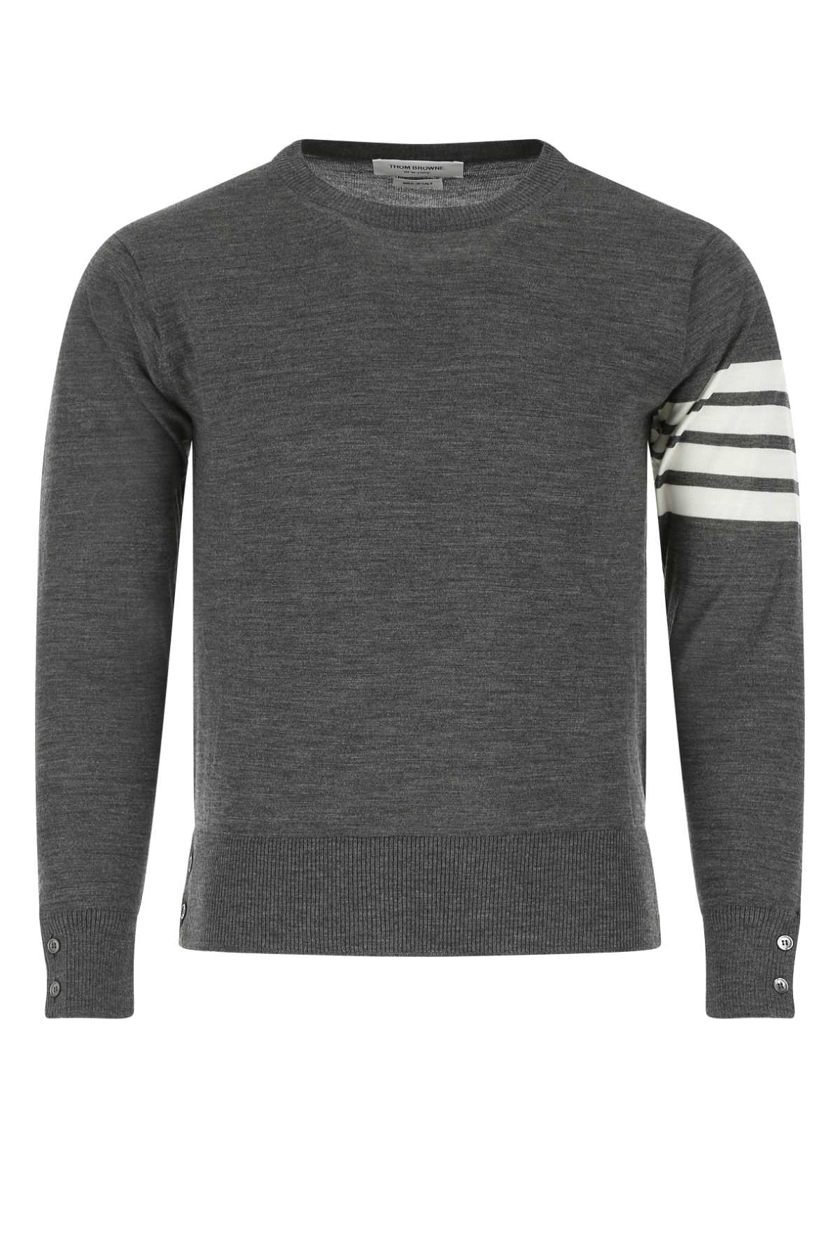THOM BROWNE Classic Wool Sweater for Men
