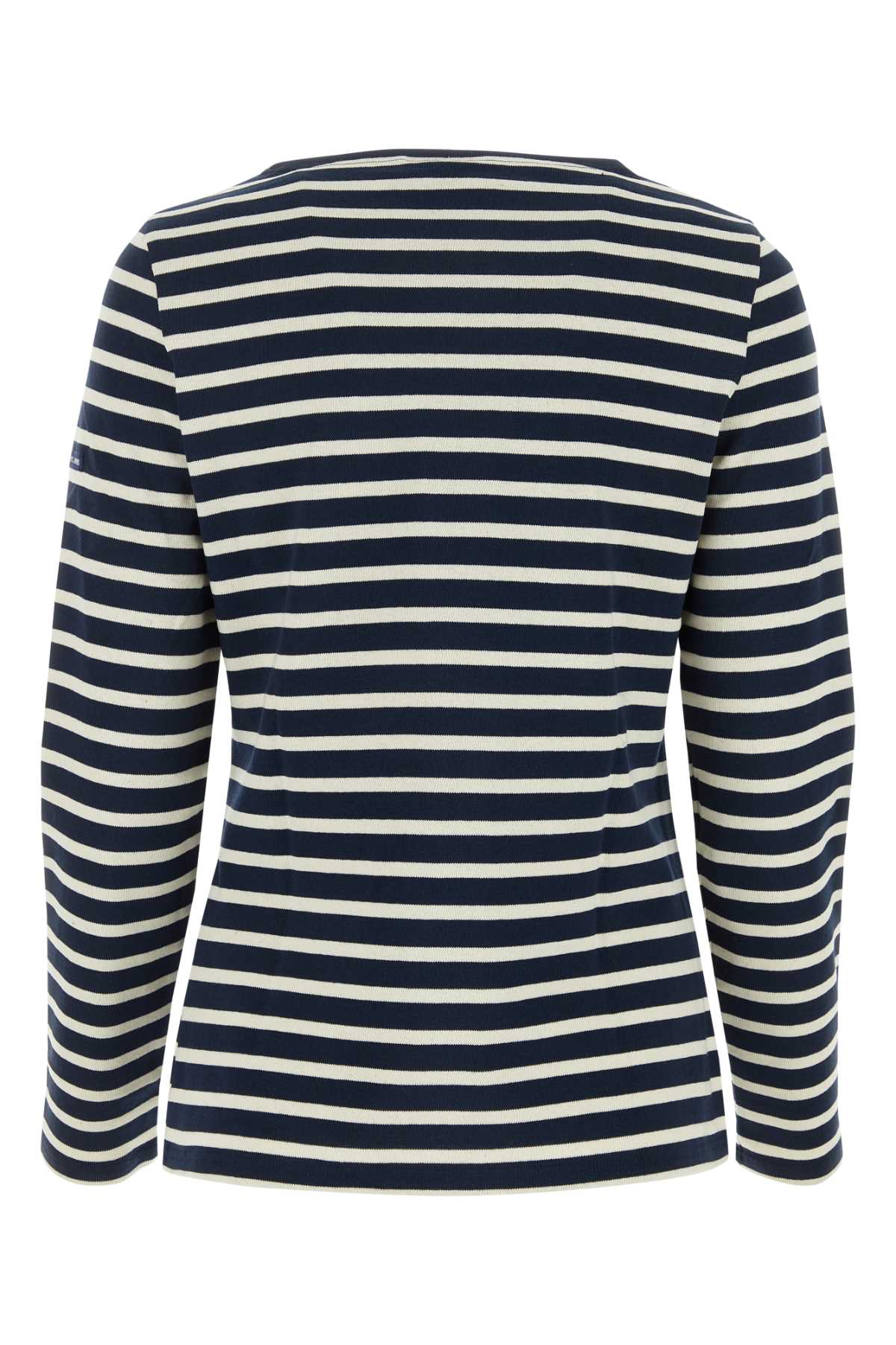 SAINT JAMES Embroidered Cotton Meridame T-Shirt for Women