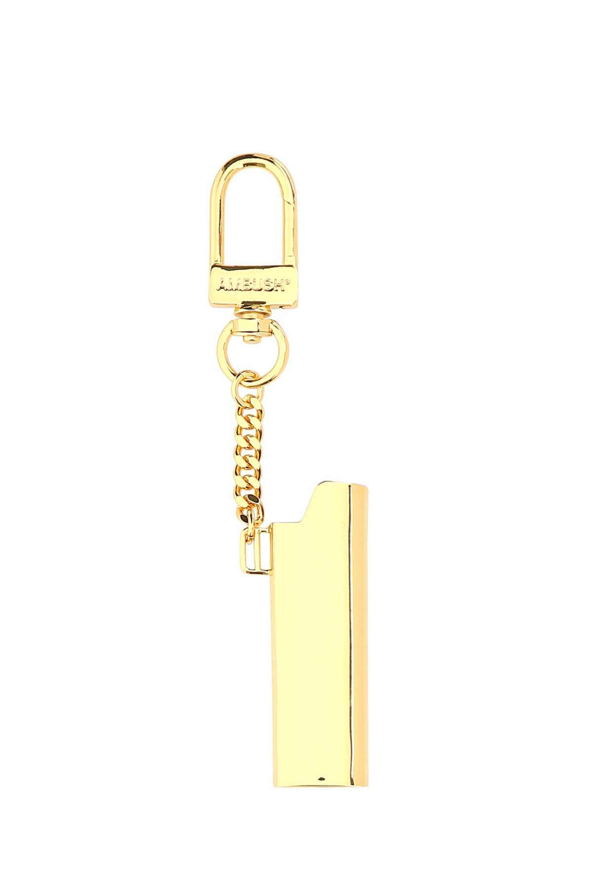 AMBUSH Mini Gold Metal Lighter Holder
