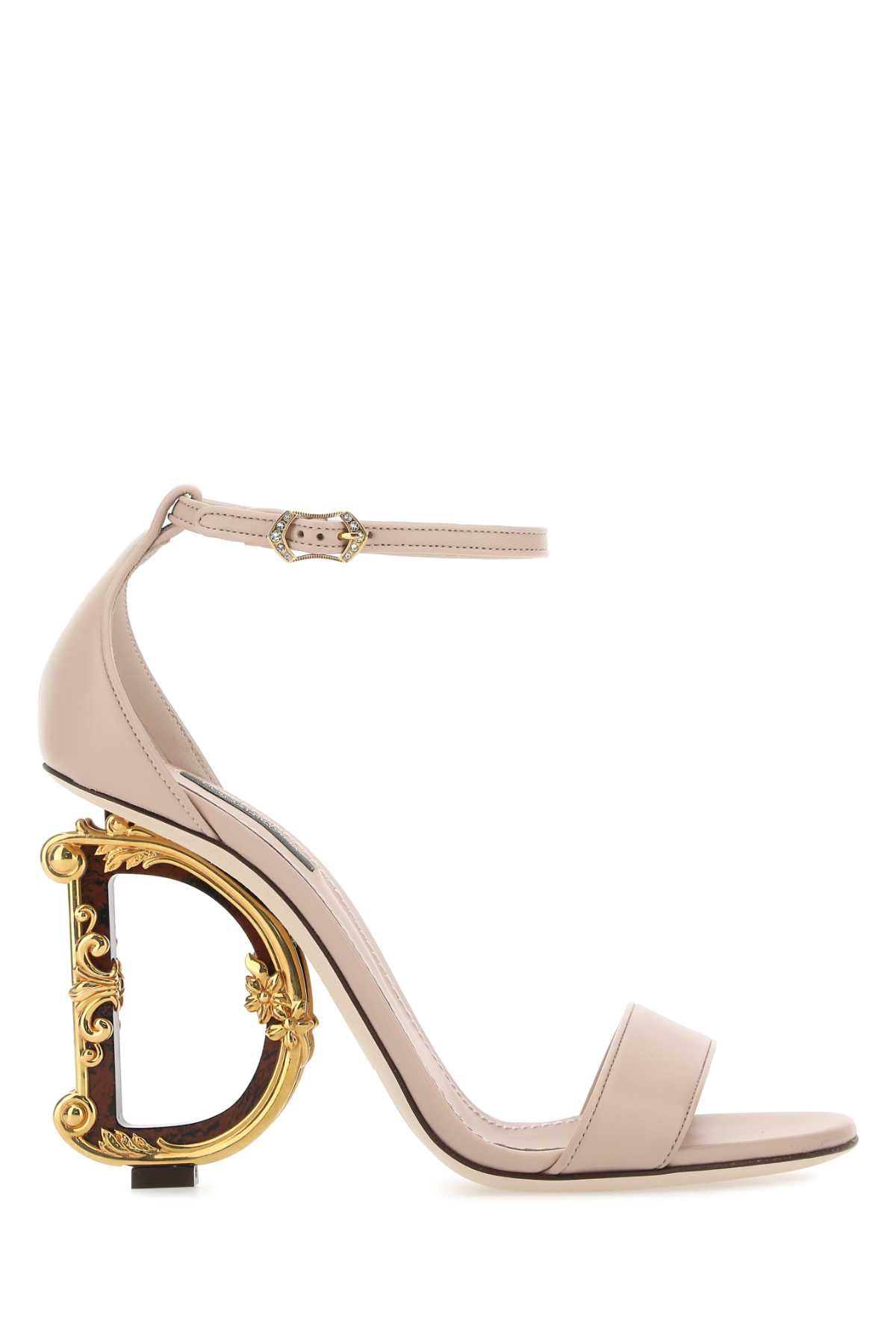 DOLCE & GABBANA Mini Leather Keira 105 Sandals for Women