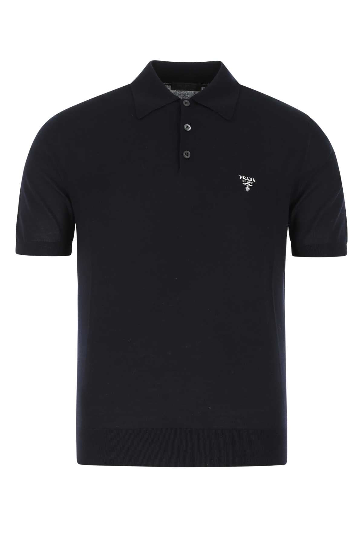 PRADA Classic Wool Polo Shirt for Men