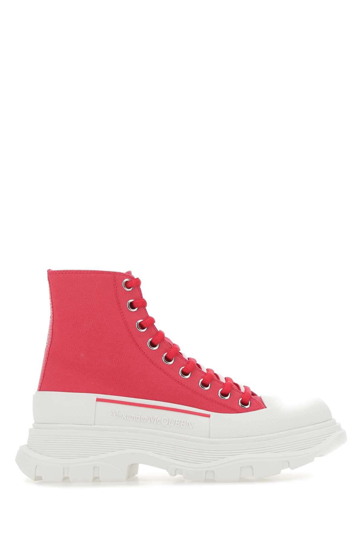 ALEXANDER MCQUEEN Canvas Tread Slick Sneaker for Women