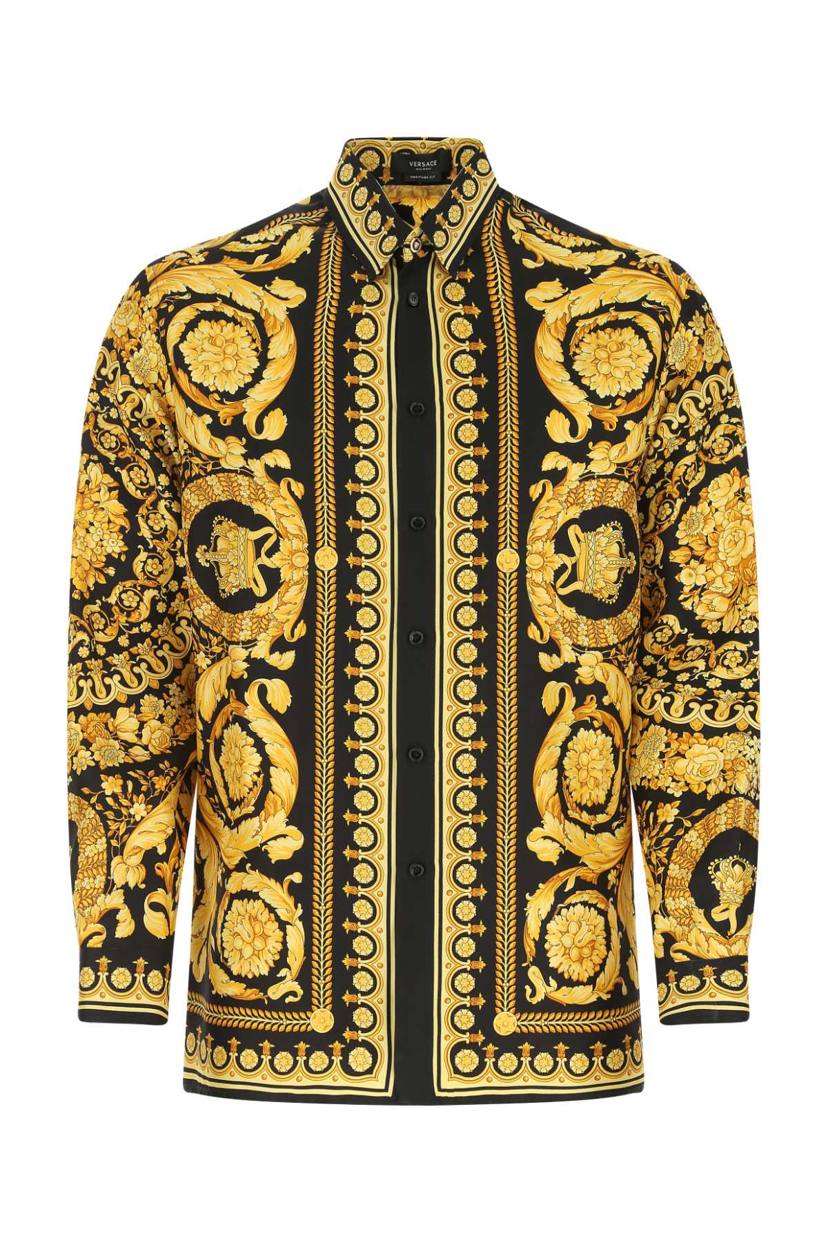 VERSACE Printed Silk Shirt for Men - 25W Season