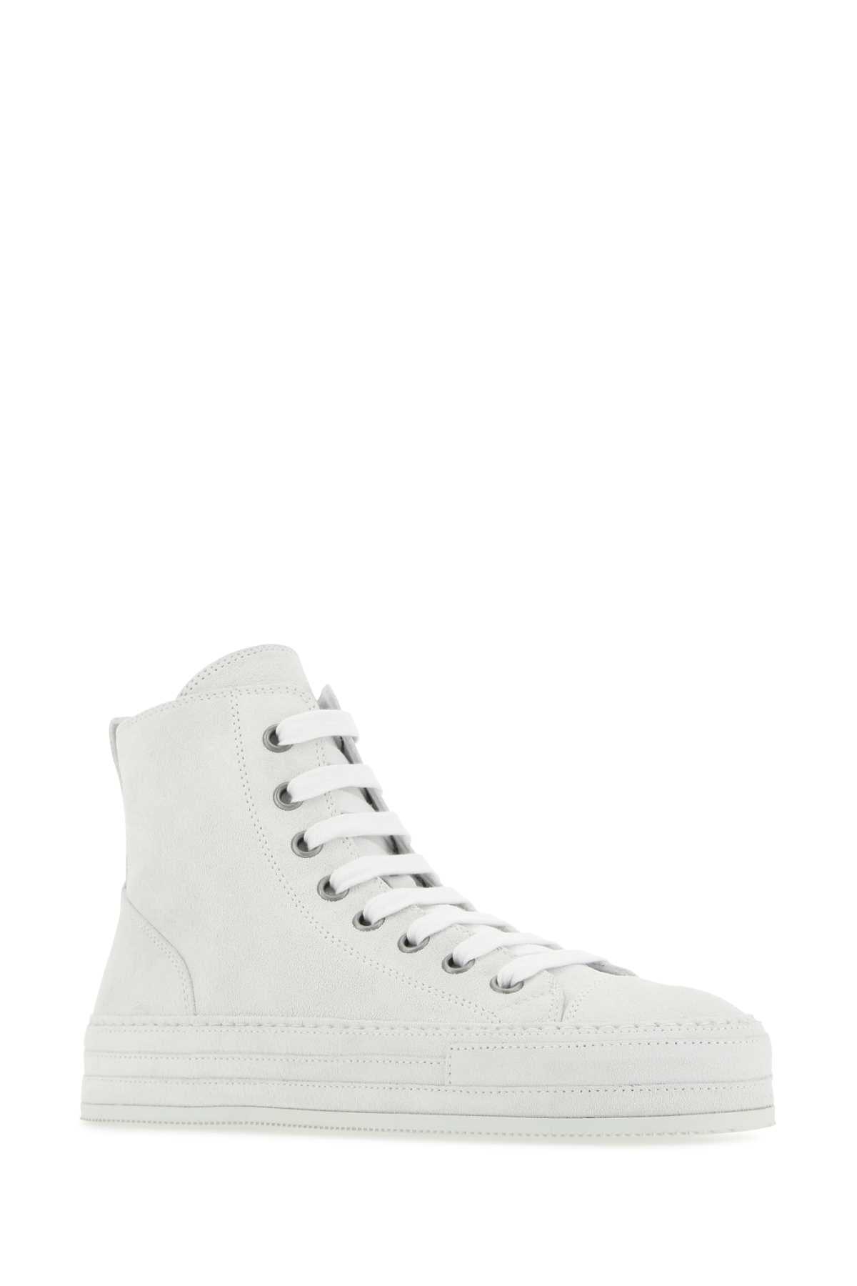 ANN DEMEULEMEESTER Chalk Suede Women's Sneaker