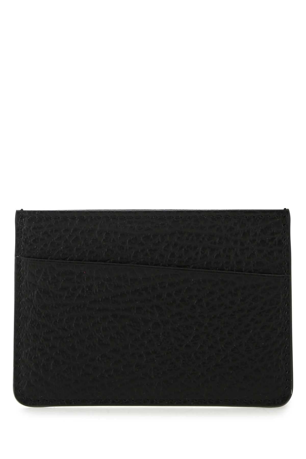 MAISON MARGIELA Grained Leather Card Holder 7cm x 10cm