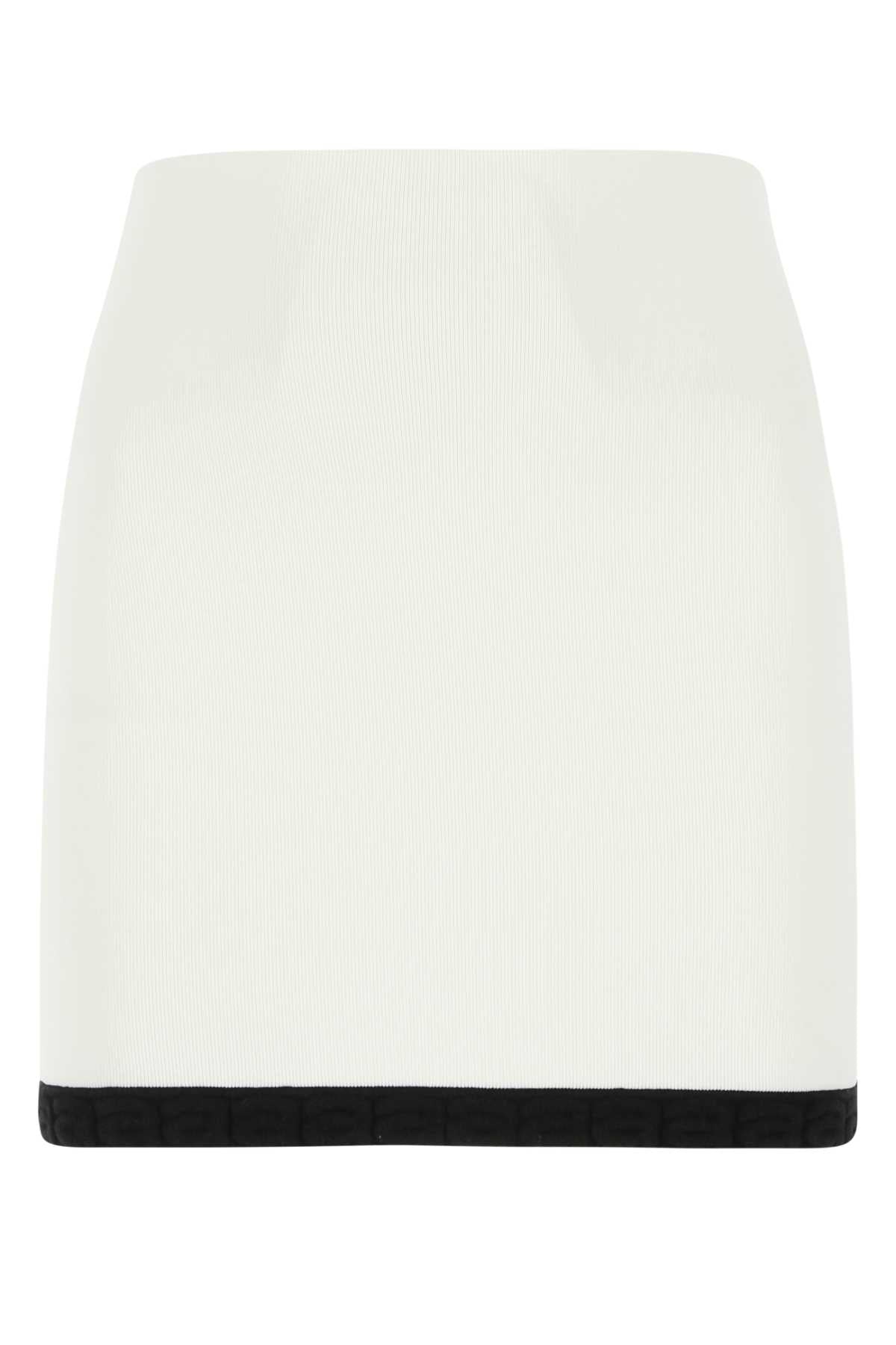 T BY ALEXANDER WANG Stylish Stretch Viscose Blend Mini Skirt for Women