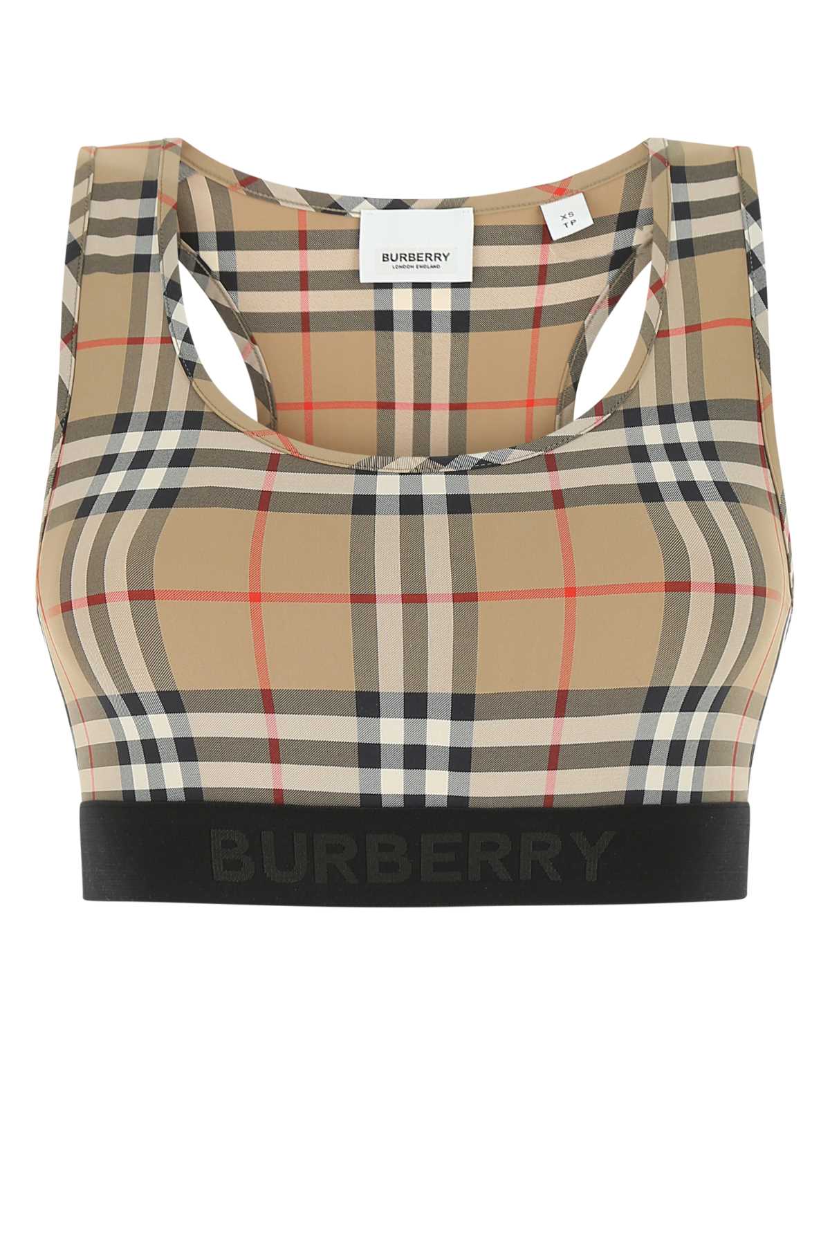 BURBERRY Printed Stretch Nylon Top for Women