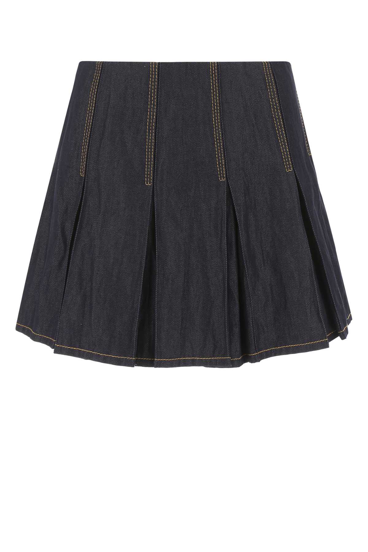 BOTTEGA VENETA Stylish Women's Denim Mini Skirt