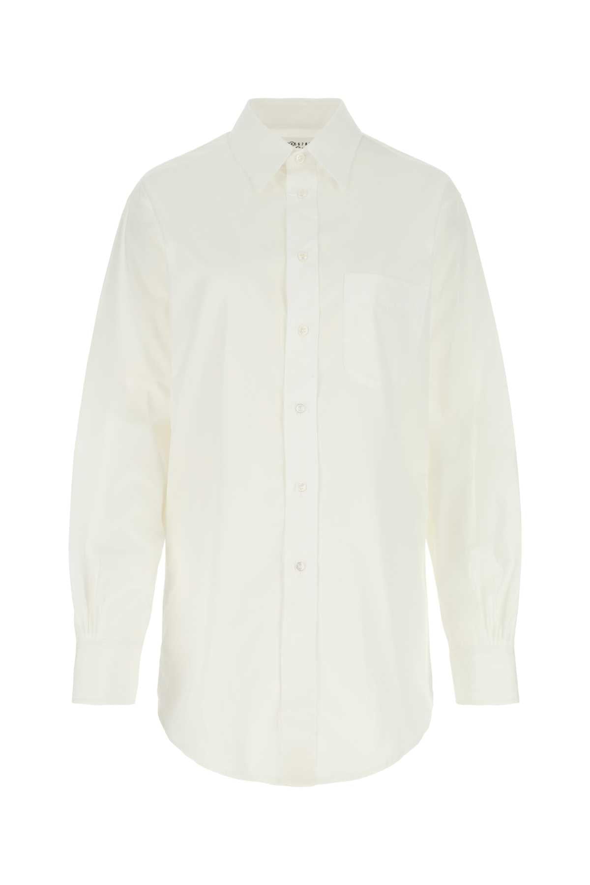 MAISON MARGIELA Classic Cotton Poplin Shirt for Women