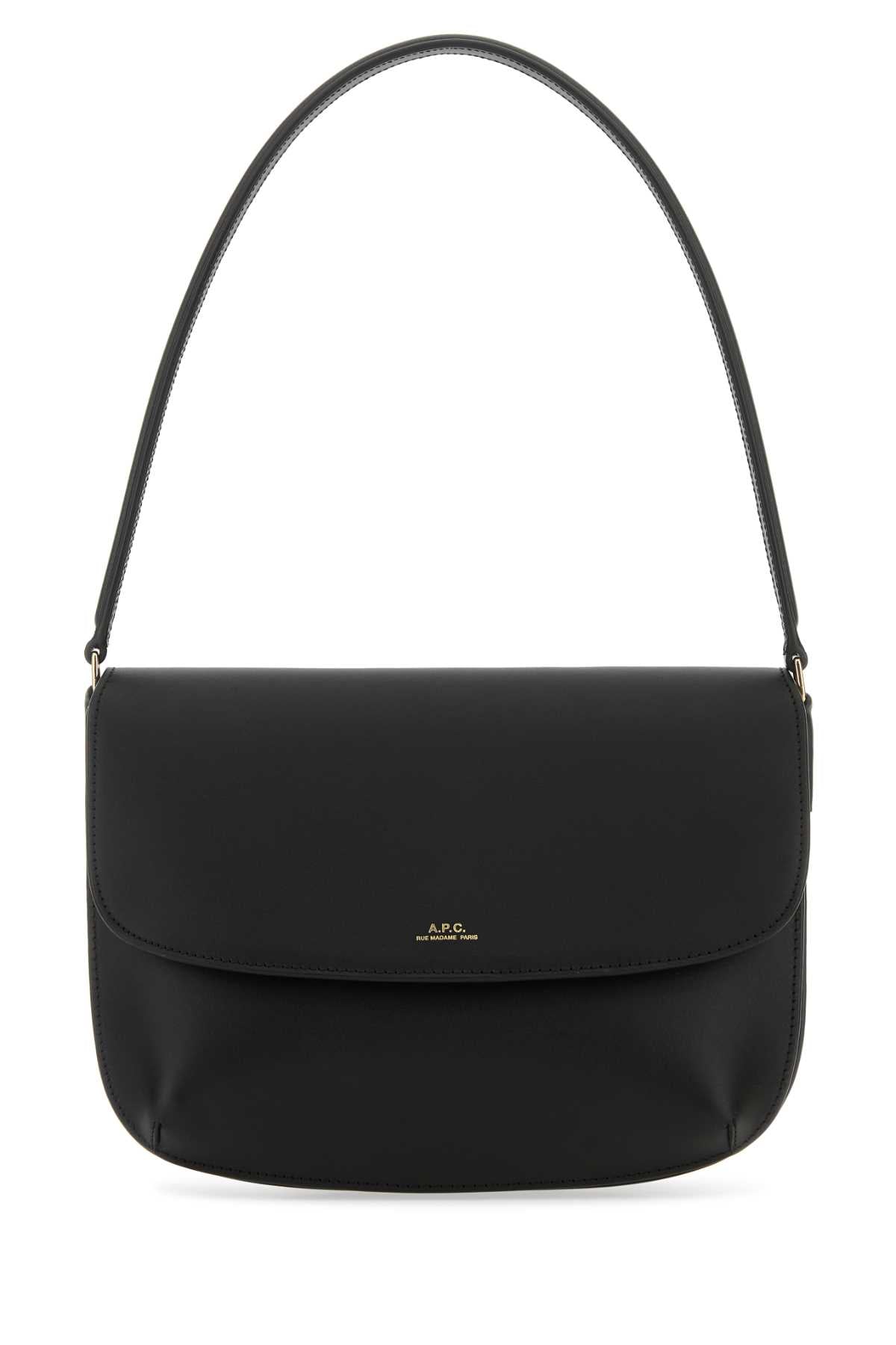 A.P.C. Mini Leather Shoulder Handbag - 24 cm x 20 cm