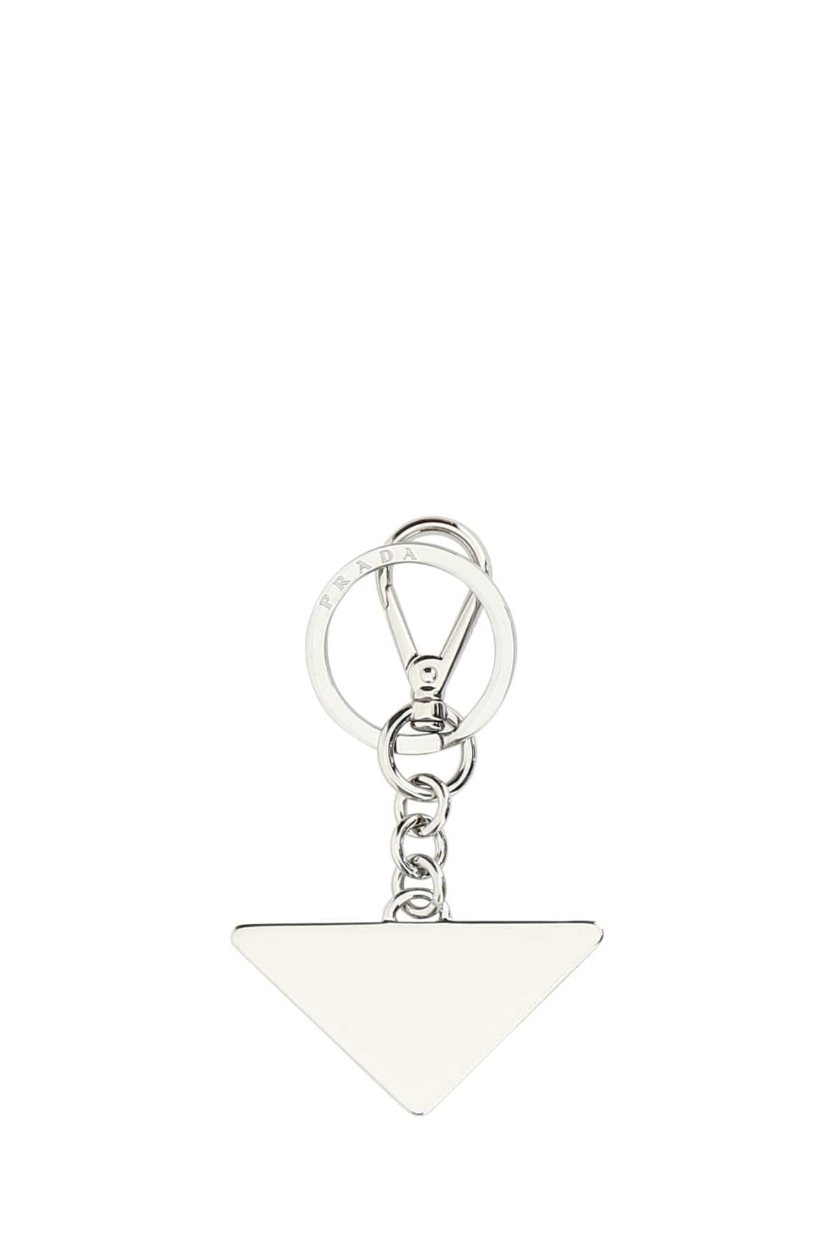PRADA Metal Key Ring - 6 cm x 10.5 cm