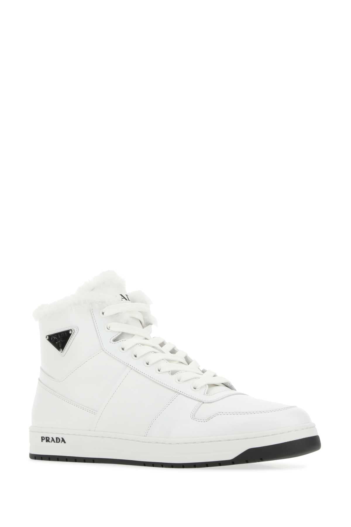 PRADA Men's Classic Leather Sneakers