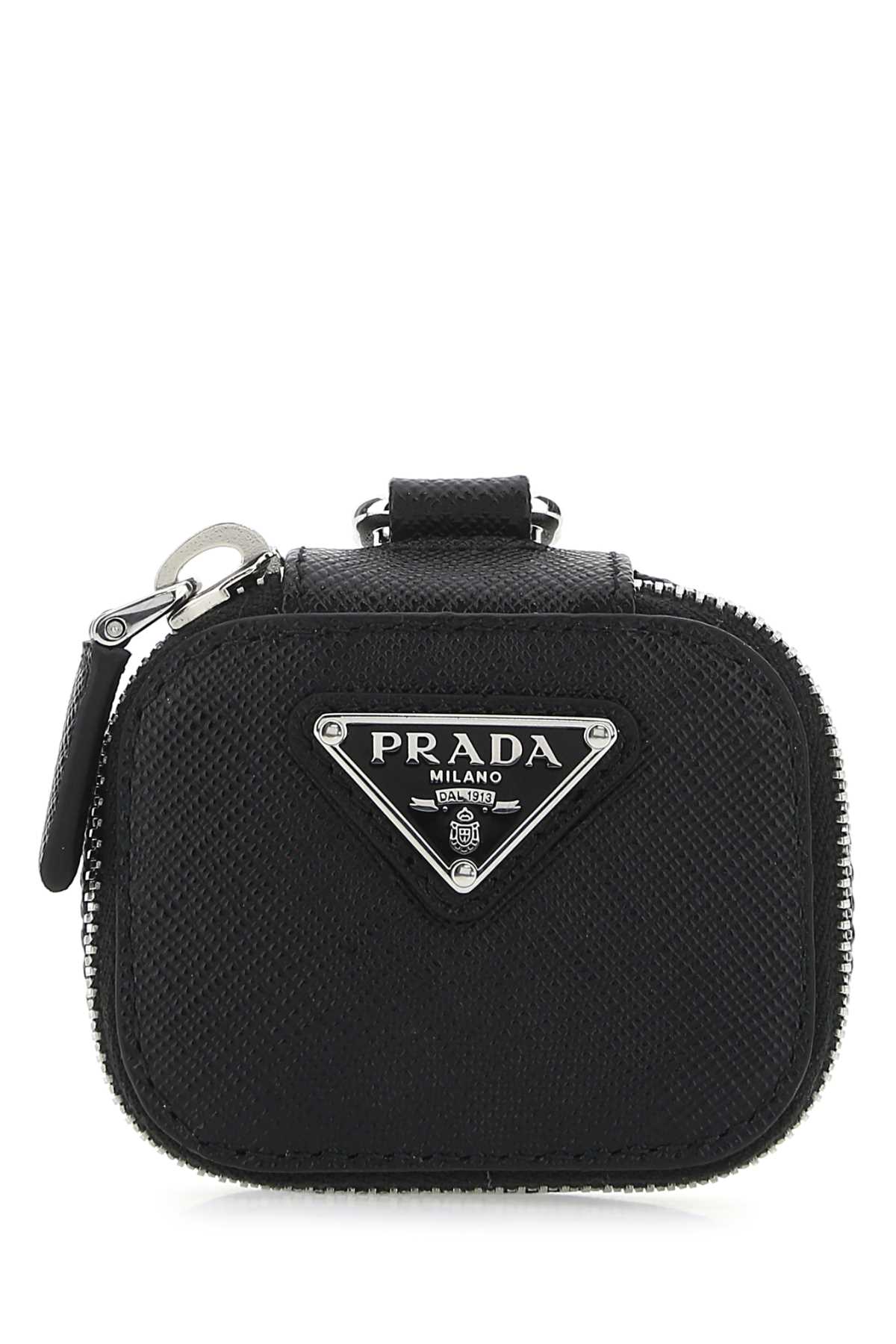 PRADA Mini Leather Air Pods Case for Men