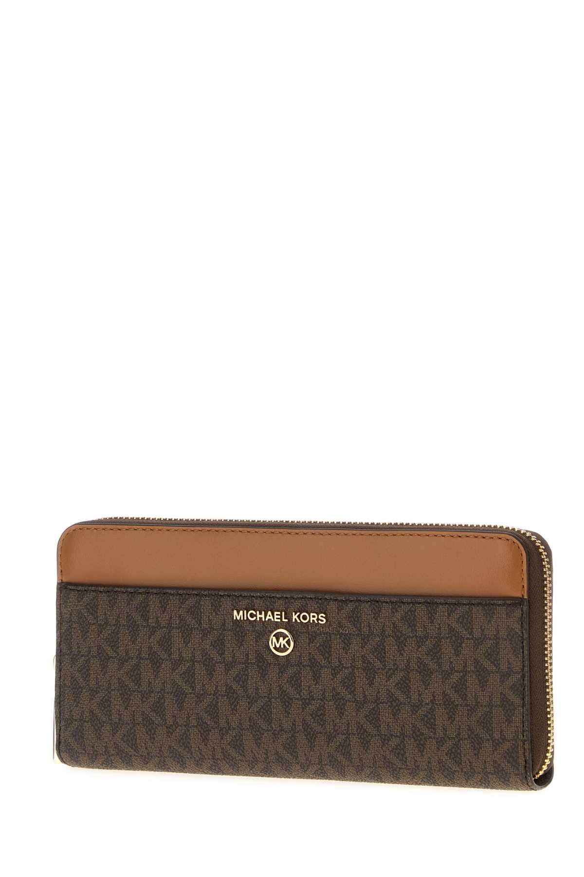 MICHAEL BY MICHAEL KORS Printed Canvas Wallet - 20 cm x 10 cm x 4 cm