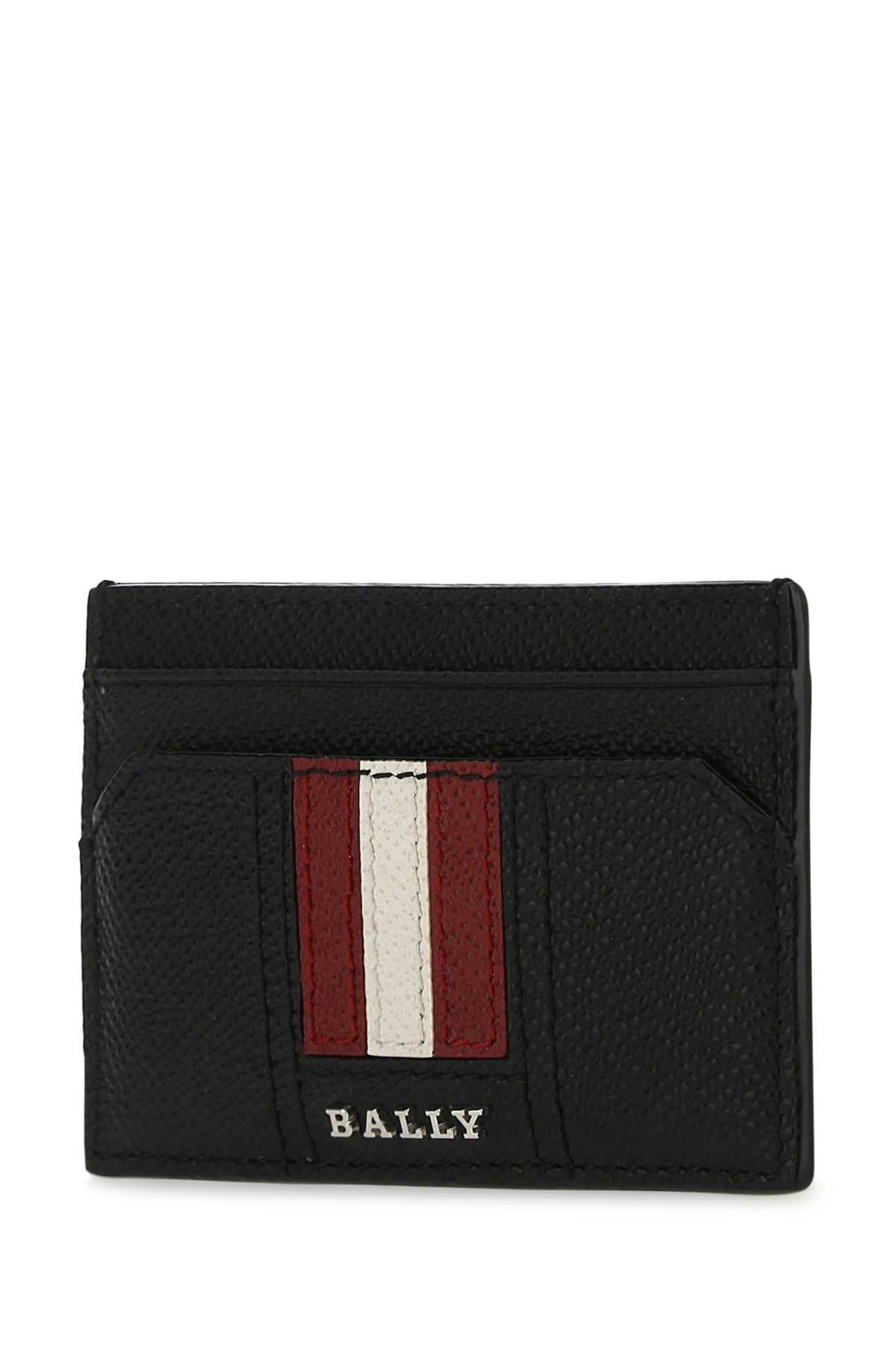 BALLY Mini Leather Thar Card Holder - 10 cm x 7 cm