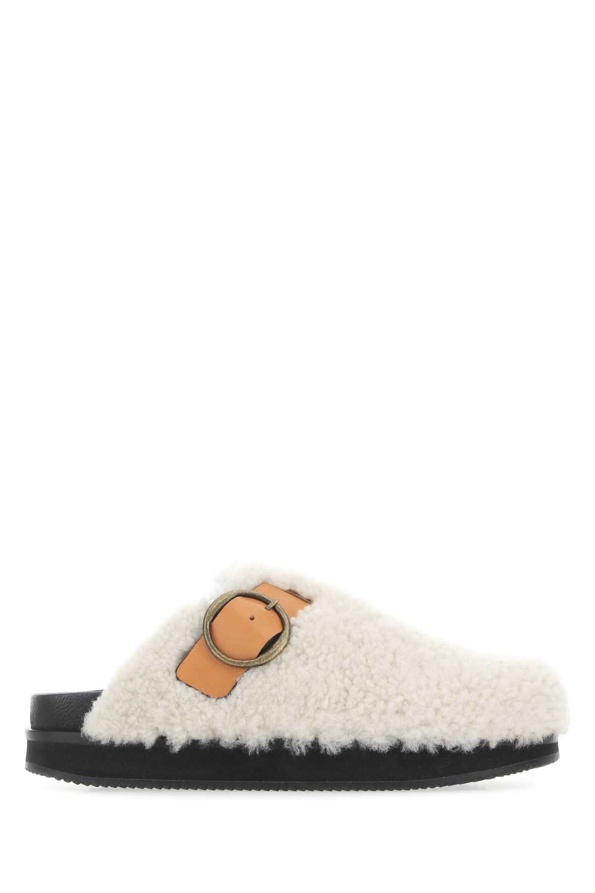 ISABEL MARANT Shearling FootB Slippers