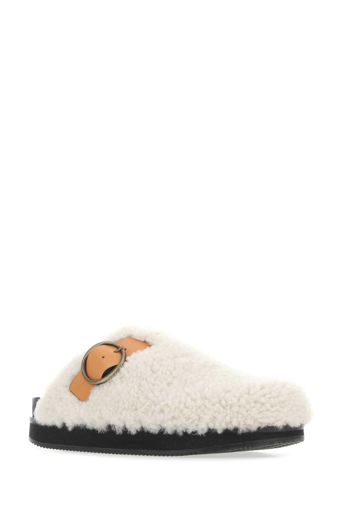 ISABEL MARANT Shearling FootB Slippers