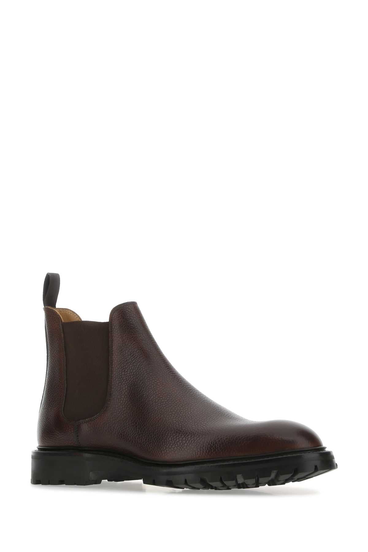 CROCKETT&JONES Leather Chelsea Ankle Boots for Men - Size 11