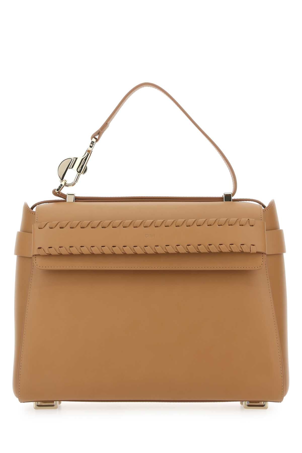 CHLOE Mini Leather Nacha Handbag - 31cm x 24cm x 15cm