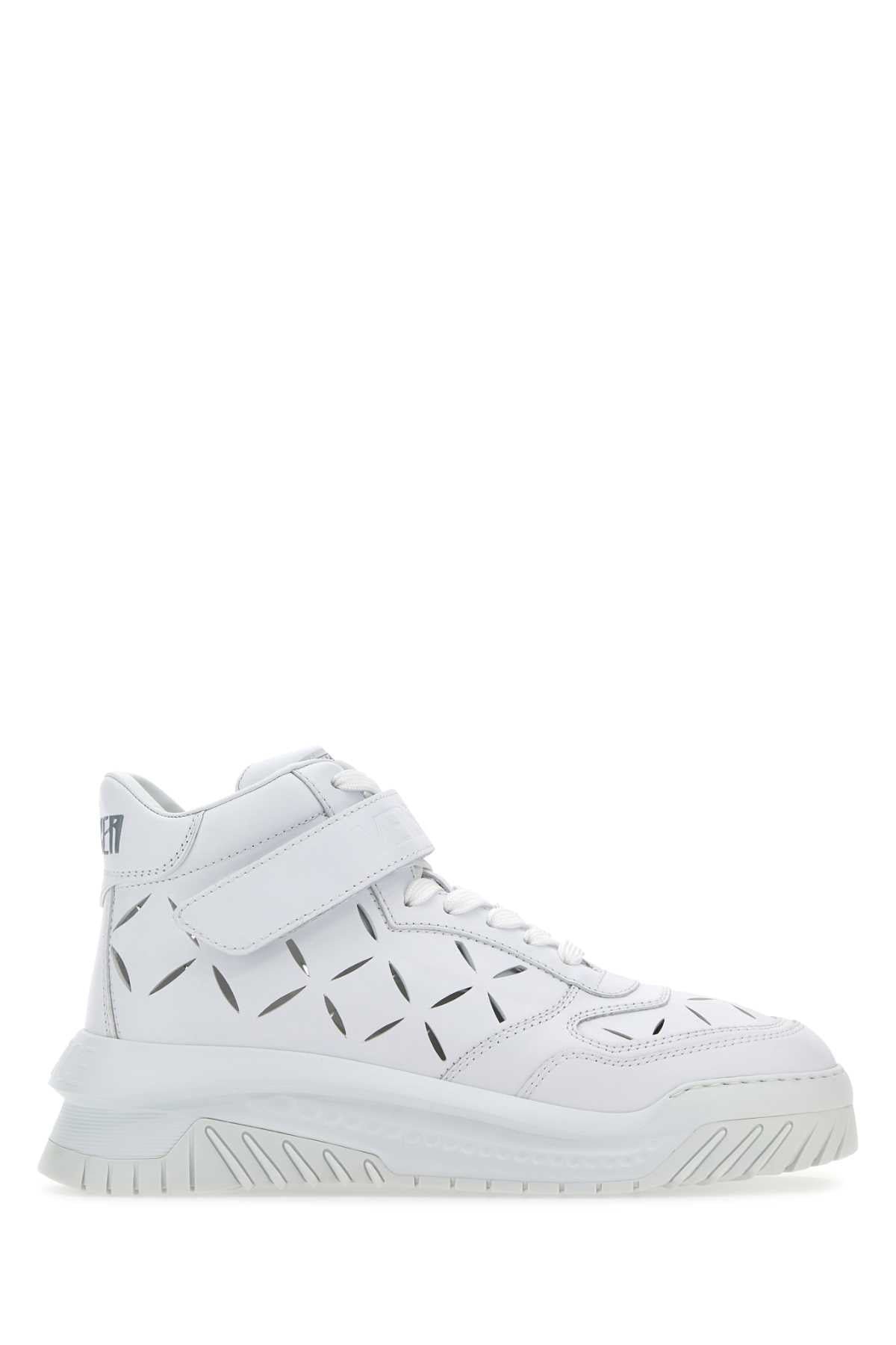 VERSACE Elegant Leather Odissea Sneaker for Men