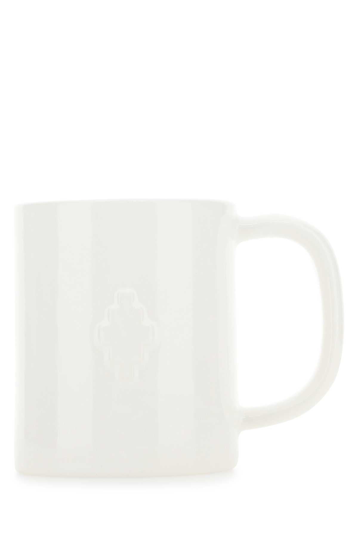MARCELO BURLON Minimalist Ceramic Mug - 8 cm Diameter
