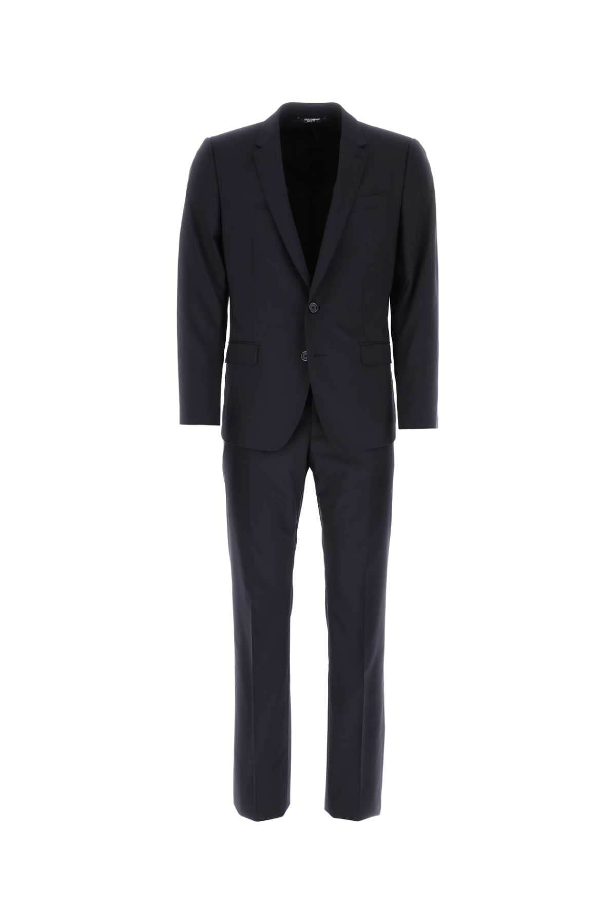 DOLCE & GABBANA Classic Light Wool Martini Suit for Men