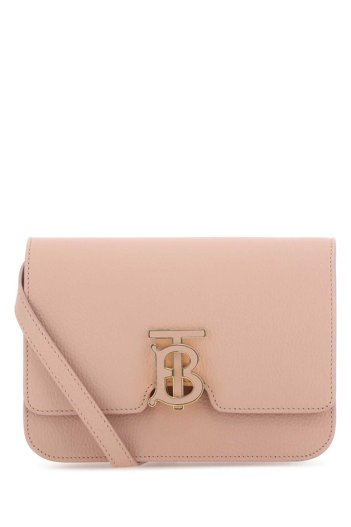 BURBERRY Mini Leather Small TB Crossbody Handbag