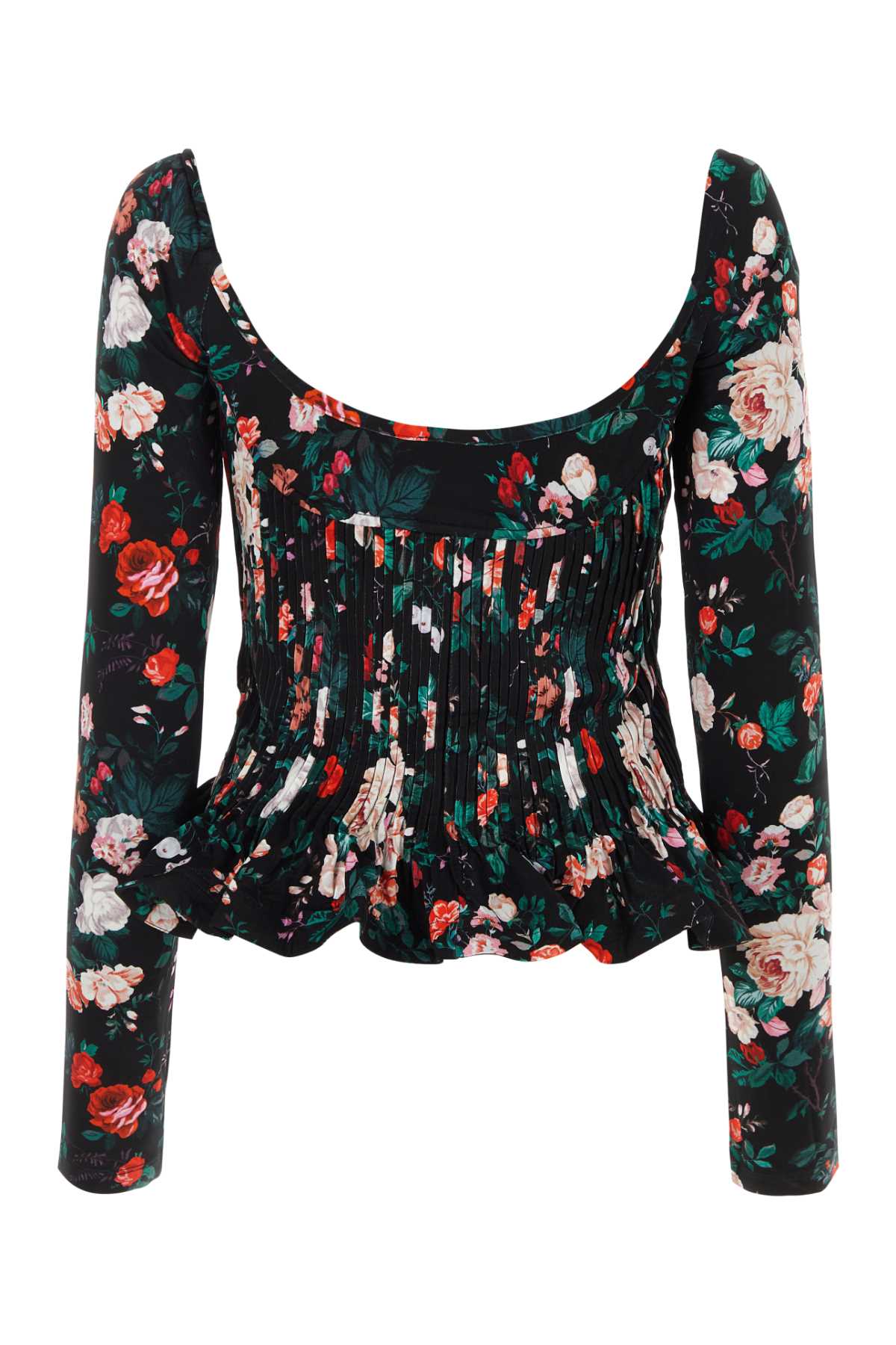 RABANNE Floral Printed Stretch Viscose Top for Women