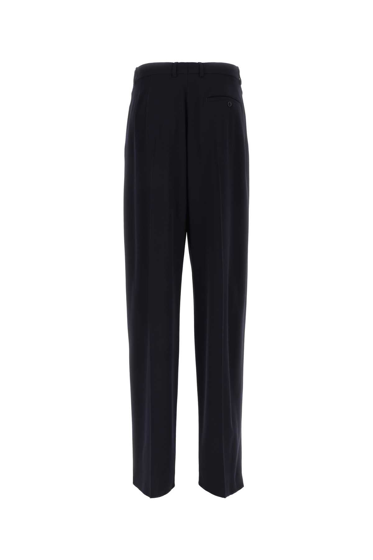 BALENCIAGA Wide-Leg Twill Pants for Men