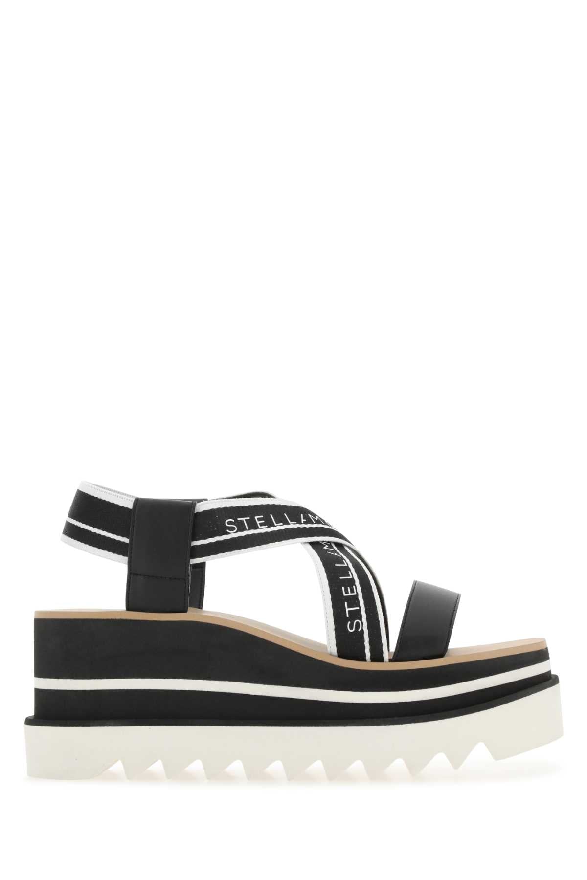 STELLA McCARTNEY Two-tone Platform Sneak Elyse Sandals - 8 cm Height