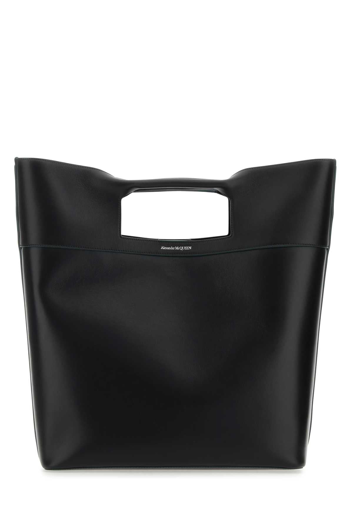 ALEXANDER MCQUEEN The Square Bow Mini Shopping Handbag