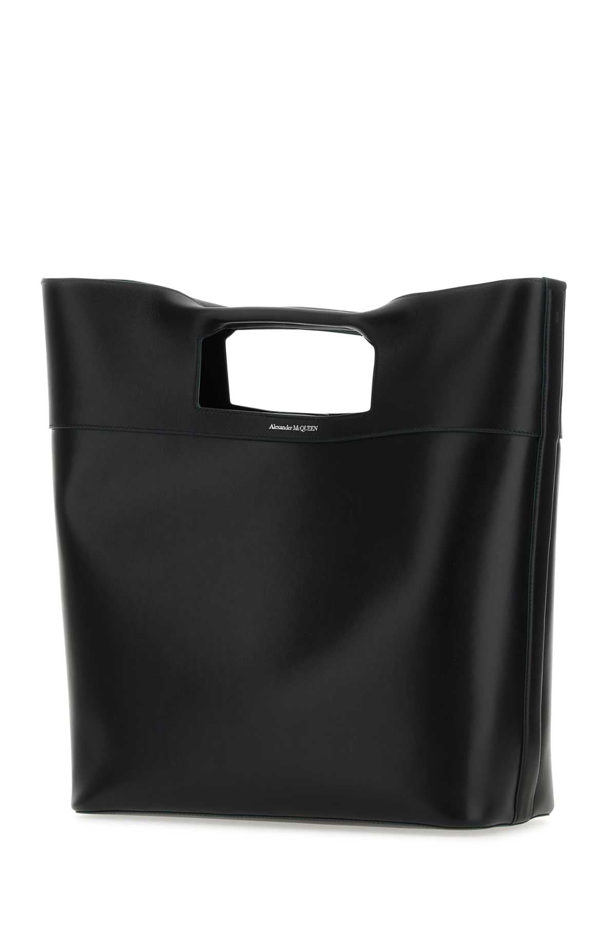 ALEXANDER MCQUEEN The Square Bow Mini Shopping Handbag