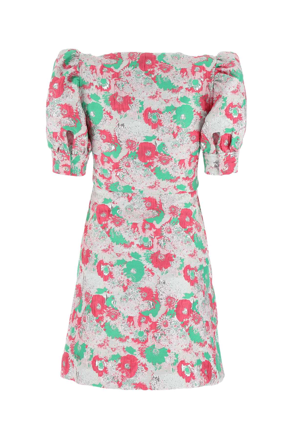 GANNI Floral Embroidered Mini Dress