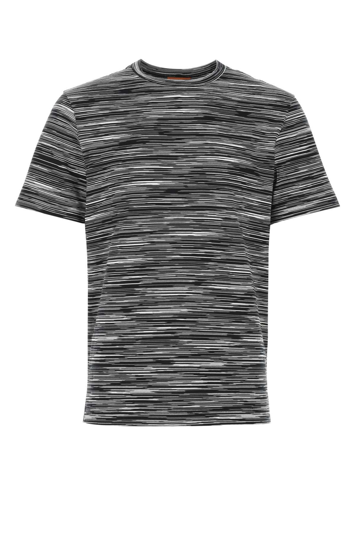 MISSONI Embroidered Cotton T-Shirt for Men